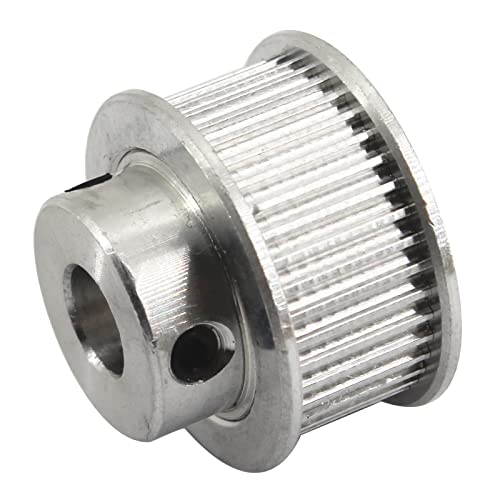 (Pack of 6) GT2 Timing Belt Pulley 40 Teeth 10mm Bore 6mm Width Belt Aluminum Alloy Pulley Wheel for 3D Printer CNC Accessory - color: 40 teeth 10mm bore 6mm Width Belt