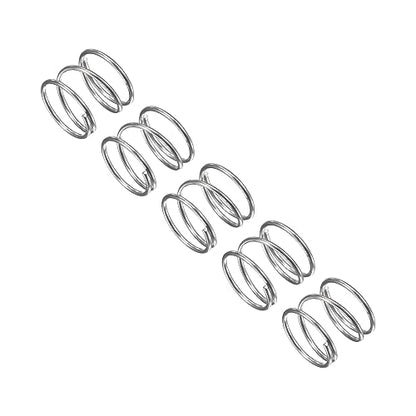uxcell 5Pcs Compression Spring 304 Stainless Steel 11mmOD,0.8mmWD,10mmFL - size: 0.8mmx11mmx10mm