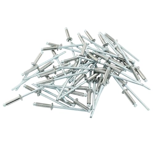 Stainless Steel Blind Rivet 1/8" x 1/2", 50 Pcs - size: 1/8" x 1/2"