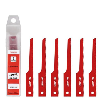 P4EV-6 Air Reciprocating Saw Blades for Ingersol Rand air Saw,4”18 TPI
