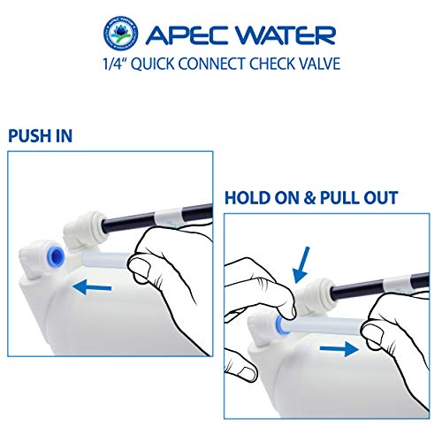 APEC Water Check Valve Replacement Part, 1/4" Quick Connect
