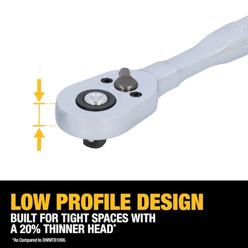 DEWALT 142 Piece Mechanics Tool Set, 1/4 Inch and 3/8 Inch Drive, SAE and Metric (DWMT45425)