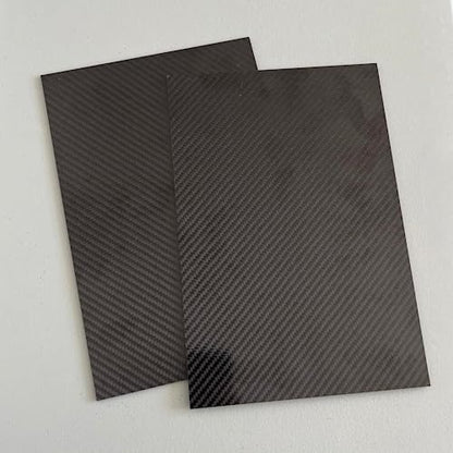 Carbon Fiber Sheet 1mm, 3mm, or 5mm Thickness; Carbon Fiber Sheets Carbon Fiber Plate Twill Weave Carbon Fiber Panel Glossy or Matte Finish (200 X 300 mm or 7.8 X 11.8 Inches) - size: 3mm Thickness, style: Glossy Finish