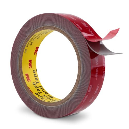 3M Double Sided Tape 1" x 15.4Ft Heavy Duty Mounting Tape Grey - color: Grey, size: 1" x 15.4Ft