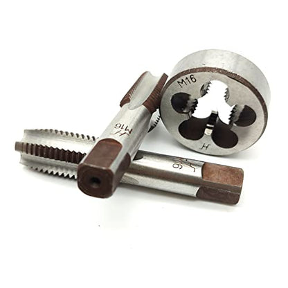 AtticZone M16 x 2.0 Metric Hand Thread Tap and Die Set, Right Hand - size: M16x2.0