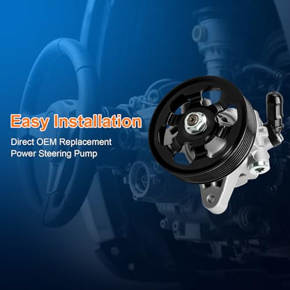 21-5419 Power Steering Pump w/Pulley Fit for Honda Accord Acura RDX（02-12）