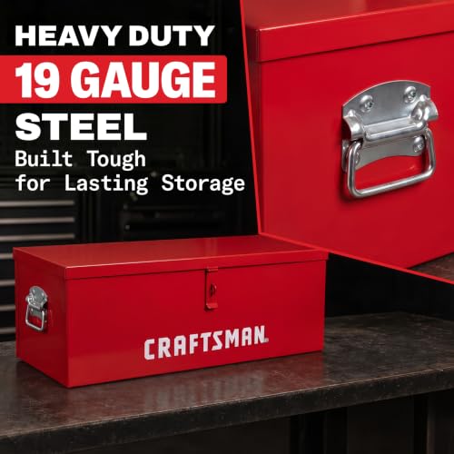 30" Craftsman Utility Box in Red - color: Red
