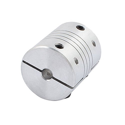 uxcell 5mm to 10mm Shaft Coupling 30mm Length 25mm Diameter Stepper Motor Coupler Aluminum Alloy Joint Connector for 3D Printer CNC Machine DIY Encoder - size: 5-10mm