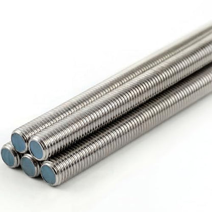 Chenango Supply 304 Stainless Steel Fully Threaded Rod – Type 18-8, UNC Coarse Thread – Industrial Grade All-Thread Stud, 5 Pack (5/16-18 x 3) - size: 5/16-18 x 3ft (5 Pack)