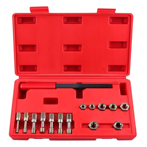 15 Pcs Metric Thread Chaser Set M6 M8 M10 M12 Thread Restorer Tool