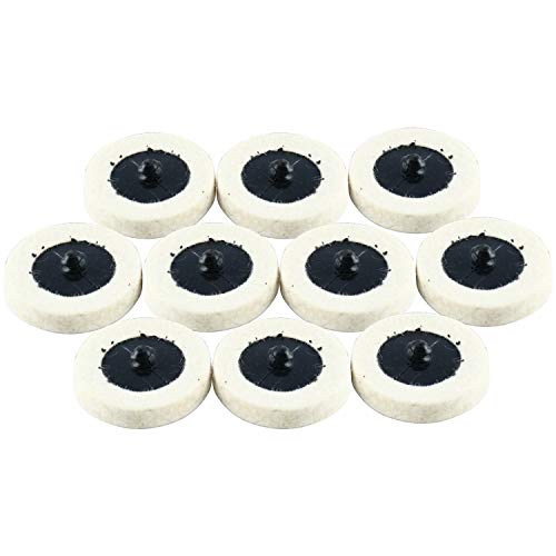 8MILELAKE 10pcs 2" Roloc Disc Buffing Polishing Wheel Pads