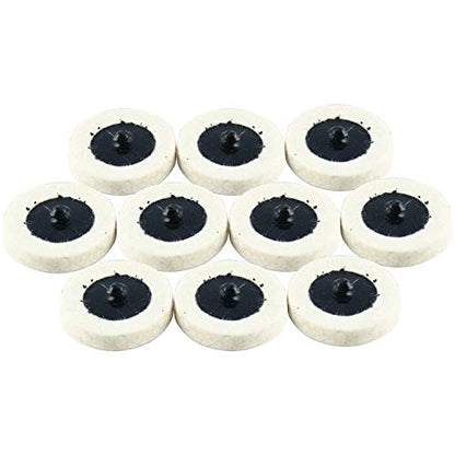 8MILELAKE 10pcs 2" Roloc Disc Buffing Polishing Wheel Pads