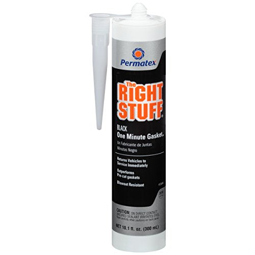 Permatex 33694 The Right Stuff Gasket Maker, 10.1 oz., Black - size: 10 Fl Oz., style: The Right Stuff 1 Min