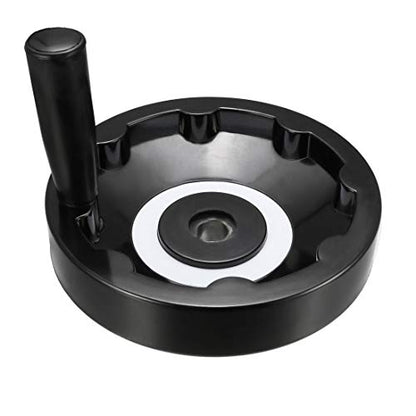 uxcell Hand Wheel 160mm Diameter 16mm Hole Diameter,for Milling Machine