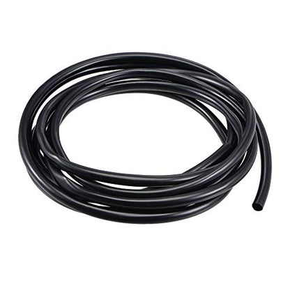 uxcell Black PVC Tube Wire Harness Tubing, 1/4-inch(6mm) ID 10ft Sleeve for Wire Sheathing Wire Protection - color: Black, size: 6mm