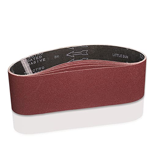 4x36 Inch Sanding Belts 120 Grit 5 Pack for Belt Sander - size: 120Grit-5Pack