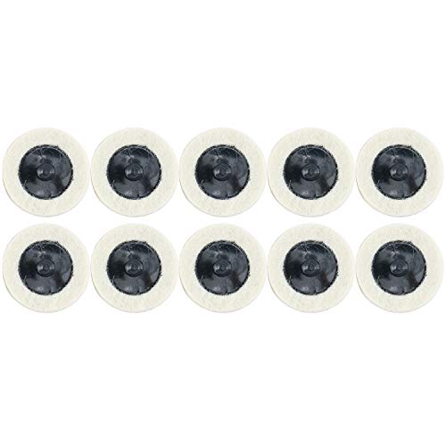 8MILELAKE 10pcs 2" Roloc Disc Buffing Polishing Wheel Pads