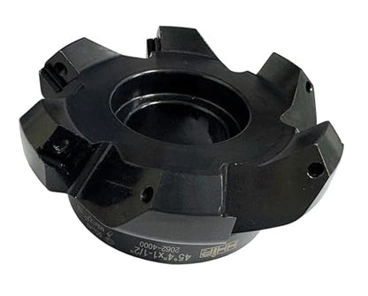 HHIP 2062-4000 4 Inch x 1-1/2 Bore 45 Degree SCMT Indexable Face Mill - size: 4" Cutting Dia, 1-1/2" Hole, 1.97" Length, style: 6 Teeth