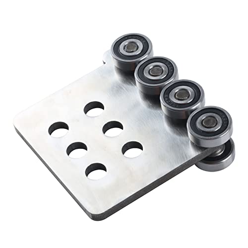 8 Wheel Trolley Assembly Rollers.Bearing Trolley Assembly.Stainless Steel.The top of The Trolley has Room for Set Screws, Allowing The use of a 1-5/8" high Strut Channel - style: 8 Wheel Trolley Assembly 2PCS