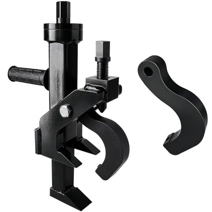 Heavy Duty Pneumatic Tire Bead Breaker for Farm & Tractor Tires – Secure Grip Design with Dual Set Screws – Ideal for On-Wheel Tire Removal on Cars, ATVs, Mowers & RVs - color: Black(Pneumatic)