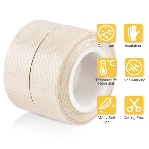 2PCS Light Dimming Tape 0.78inx32.8ft LED Light Strip Masking Tape - color: Beige