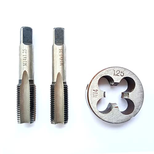AtticZone M14 x 1.25 Metric Hand Thread Tap and Die Set, Right Hand - size: M14x1.25