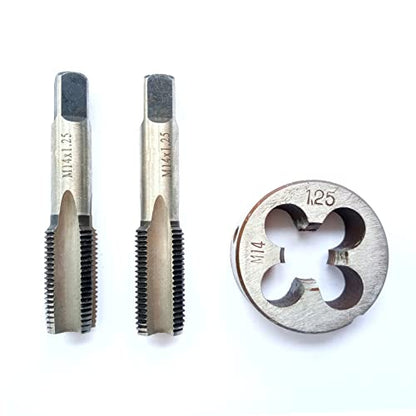 AtticZone M14 x 1.25 Metric Hand Thread Tap and Die Set, Right Hand - size: M14x1.25