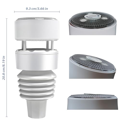 ECOWITT Wi-Fi Weather Station GW1210, Includes GW1200 Wi-Fi Gateway and WS90 Outdoor Sensor Array, 915 MHz - style: GW1210BU