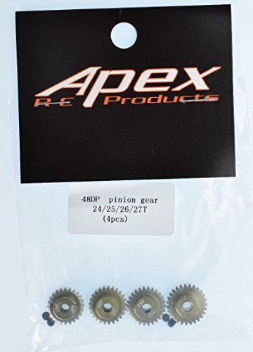 48 Pitch Aluminum Pinion Gear Set #9752 for RC Car, Truck & Off-Road Vehicles