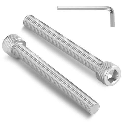 120pcs M3 x 35mm Hex Socket Head Cap Screws Bolts, 304 Stainless Steel 18-8, Allen Socket Drive,Bright Finish, Full Threads,with Hex Spanner - size: M3 x 35mm