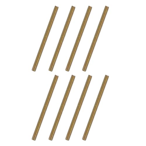 uxcell 8pcs Fully Threaded Rods 5/16x4-1/4 All Thread Studs Long Threaded Screw Carbon Steel for Furniture Garden Railing Mounting Assembly Fastening Frame Connection Colorful Zinc - size: 5/16x4-1/4"