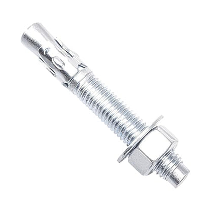 5/8" x 4-1/2" Wedge ANCHORPZ - Concrete Anchor Carbon Steel Wedge Anchor with Excellent Anti-Rust Performance 10PC - size: 5/8"x4-1/2"