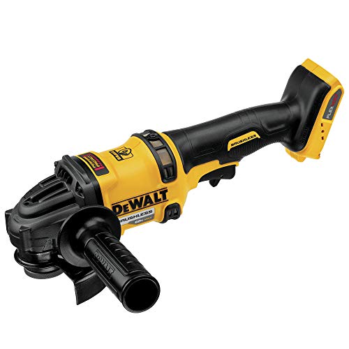 DEWALT FLEXVOLT 60V MAX* Angle Grinder with Kickback Brake, Tool Only (DCG414B) - color: Yellow,black