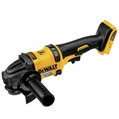DEWALT FLEXVOLT 60V MAX* Angle Grinder with Kickback Brake, Tool Only (DCG414B) - color: Yellow,black