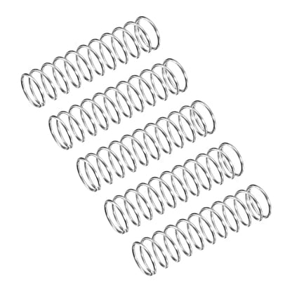 uxcell 5Pcs Compression Spring 304 Stainless Steel 10mmOD,0.8mmWD,40mmFL - size: 10x0.8x40mm
