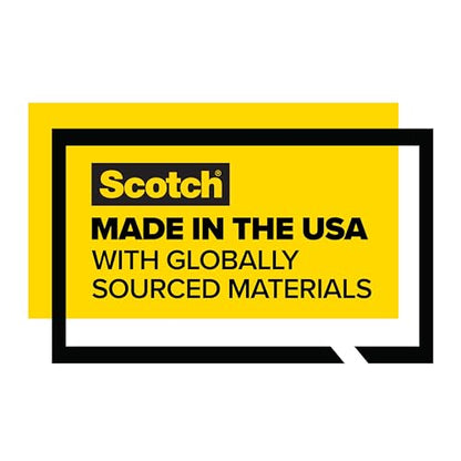 Scotch Double Sided Tape with Tape Dispenser, 0.5 in. x 400 in. - size: 0.5 in x 400 in (2 Rolls)