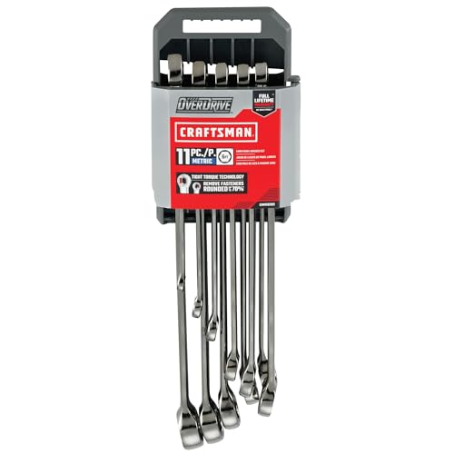 CRAFTSMAN OVERDRIVE 11-Piece Metric Wrench Set (CMMT87811) - style: 11-Piece Metric