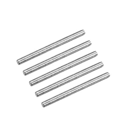 MECCANIXITY Fully Threaded Rod M4 x 45mm 0.7mm Thread Pitch 304 Stainless Steel Right Hand Threaded Rods Bar Studs 5 Pack - size: M4 x 45mm