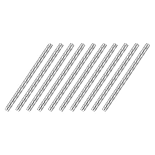 M3-0.5 Fully Threaded Rod 50mm Length Coarse Thread 10Pcs - size: M3-0.5 50mm