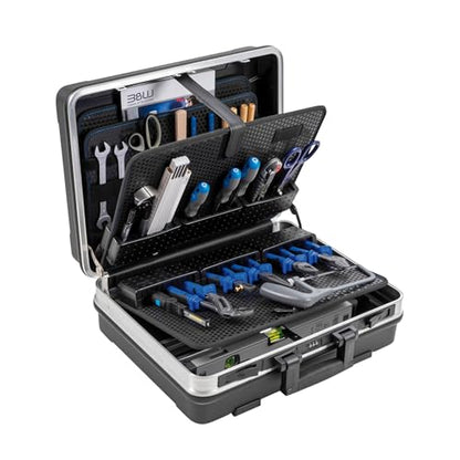 B&W BASE tool case with MODULE tool storage system (ABS case, volume 28.1 l, 46.3 x 35.5 x 17.1 cm inner) 120.02/M, tools not included - size: 46,3 x 35,5 x 17,1 cm - small, style: module tool holder systems