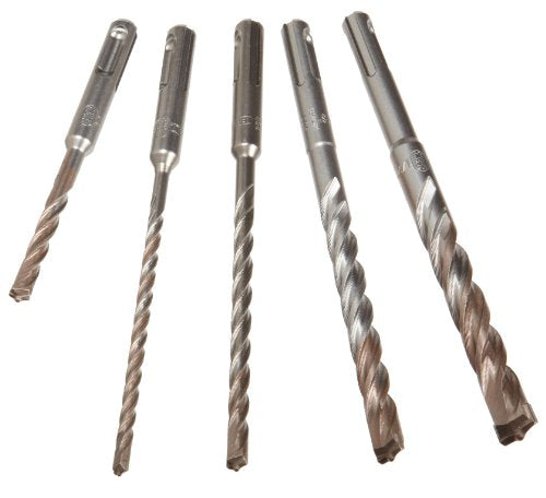 DEWALT SDS Plus Bits Set, Rock Carbide Tip, 5-Piece (DW5470), 1 Count (Pack of 1) - color: Multi, size: Assorted Sizes (5-Piece)