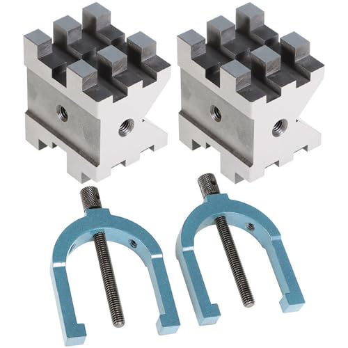 waltyotur V Block Set 2-3/8 x 2-3/4 x 2 Block for Machinist Tool