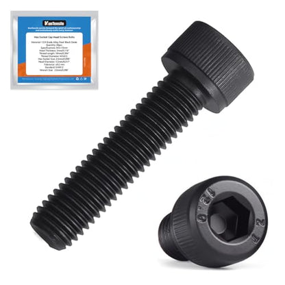M3 x 16mm Hex Socket Cap Head Screws Bolts, 200pcs Grade12.9 Machine Screws - size: M3x16mm