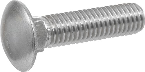 Hillman 832661 Stainless Steel Carriage Bolt, 1/2 x 2-Inch, 25-Pack - size: 25 Pack, style: 1/2 x 2"
