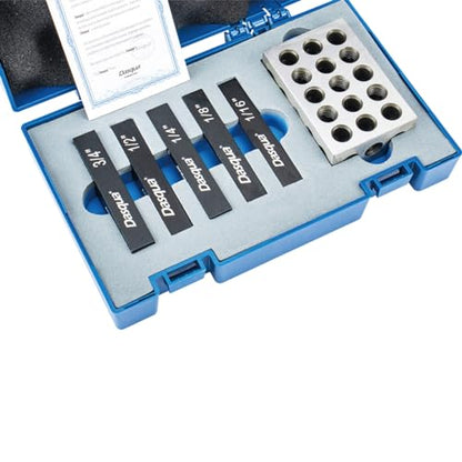 Dasqua 1804-1615 6 Piece Setup Block and 1-2-3 Block Set - size: 1/16-3/4" & 1-2-3, style: 6 Pc. Block Set & 1-2-3 Block