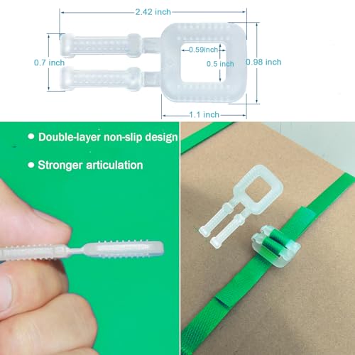 Plastic Packaging Banding Strapping Kit, Green - color: Green
