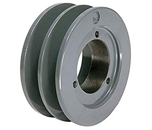 2BK34H Maurey Equivalent Double Split Taper V-Belt Pulleys, 3.55" Outside Diameter