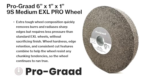 EXL PRO Deburring Wheel 6" x 1" x 1", 9S Medium, 50721 - style: 6" x 1" x 1" 9S Medium