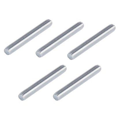 M8 x 60mm Threaded Rod, 5Pcs 304 Steel