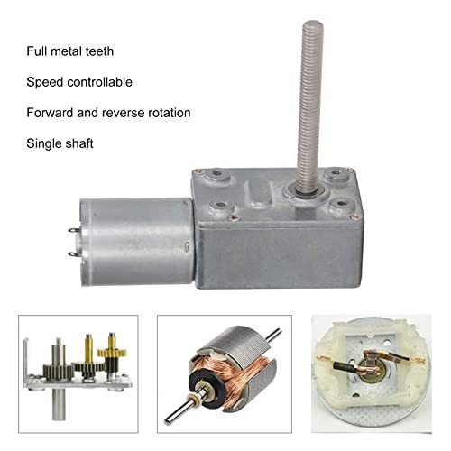 BORDSTRACT Self Locking Gear Motor 12V 66RPM M6